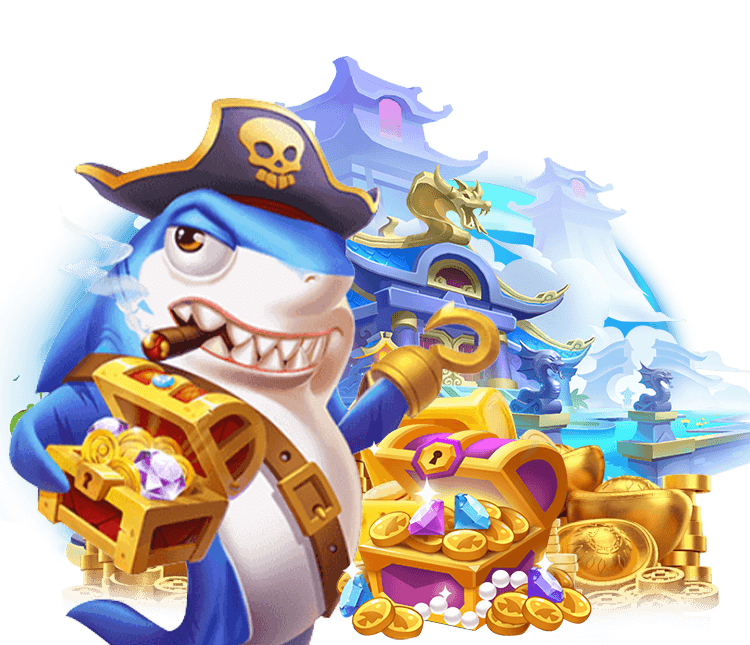 Hình ảnh game nổ hũ Thần Tài với biểu tượng may mắn và tiền vàng.